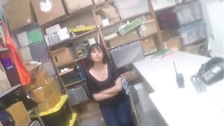 Kinky police officer found a petite bitch to blast with barrels of cum
