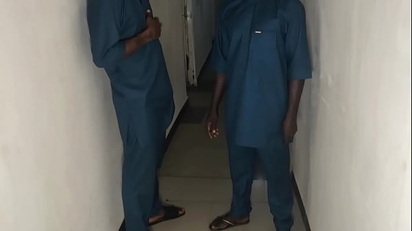 TRADITIONAL ATTIRED MEN COMBINE TO TEAR A MEATY PUSSY UP